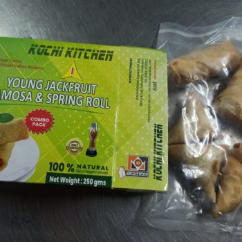 Jack Fruit Samosa And Spring Roll